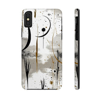 Ink Drip Crescent Moon Boho Western Tough Phone Cases!