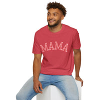 Valentines Day Mama Pink Heart Medley Unisex Graphic Tee! All New Heather Colors!!! Free Shipping!!!