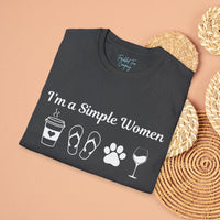 I'm a Simple Women Unisex Graphic Tees! Summer Vibes! All New Heather Colors!!! Free Shipping!!!