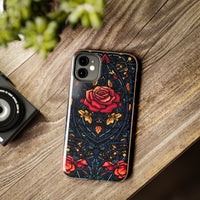Stained Glass Gothic Inspired Halloween Tough Phone Cases! Fall Vibes!
