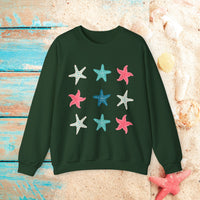 Starfish Medley Unisex Sweatshirt! Plus Sizes Available!