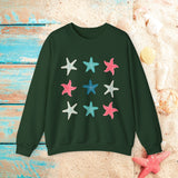 Starfish Medley Unisex Sweatshirt! Plus Sizes Available!