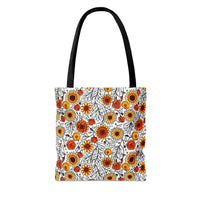 Sunflowers and Roses Fall Vibes Tote Bag!