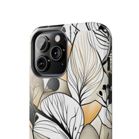 Neutral Autumn Leaves Fall Vibes Tough Phone Cases!