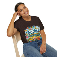 The Teacher Floral School Bus Unisex Graphic Tees! All New Heather Colors!!! Free Shipping!!! Back To School!