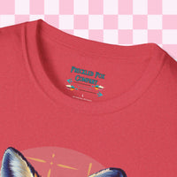 Retro Fox Graphic Tee! Ultra Soft! Free Shipping! Summer Vibes!