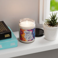 You Got This Retro Waves Scented Soy Candle, 9oz! Free Shipping! 9 Scents! 60 Hour Burn Time!!!