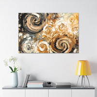 Western Inspired Abstract Oil Painting Canvas Gallery Wraps!