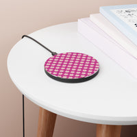 Hot Pink Daisy Wireless Phone Charger! Free Shipping!!!
