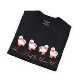 Valentines Day Pink Sheep He Left The 99 Unisex Graphic Tee! All New Heather Colors!!! Free Shipping!!!