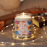 I Can and I Will Starburst Tie Dye Scented Soy Candle, 9oz! Free Shipping! 9 Scents! 60 Hour Burn Time!!!