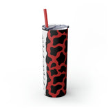 Mama Cow Printed Skinny Tumbler with Straw, 20oz! Multiple Colors! Mothers Day!