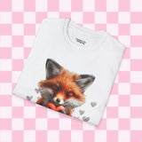 Fox Valentines Day T-Shirt! Valentines Day! Spring Vibes! Graphic Tees!