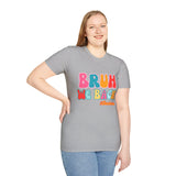 Bruh We Back Unisex Graphic Tees! All New Heather Colors!!! Free Shipping!!! Back To School!