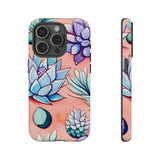 Pastel Pink and Purple Little Succulent Plants Phone Cases! New!!! Over 40 Phone Sizes To Choose From! Free Shipping!!!