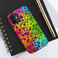 Hippie Neon Rainbow Animal Print Tough Phone Cases!