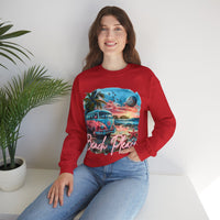 Beach Please Van Life Vintage Unisex Sweatshirt! Plus Sizes Available! Free Shipping!!!