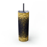 Not Today Heifer Highlander Cow Fall Vibes Skinny Tumbler with Straw, 20oz! Multiple Colors!