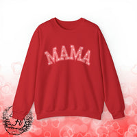 Valentines Day Mama Heart Medley Unisex Sweatshirt! Retro! Free Shipping!!!