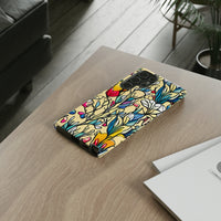 Blue and Yellow Floral Tulips Phone Cases! New!!! Over 40 Phone Sizes To Choose From! Free Shipping!!!