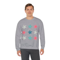 Starfish Medley Unisex Sweatshirt! Plus Sizes Available!