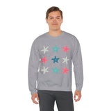 Starfish Medley Unisex Sweatshirt! Plus Sizes Available!