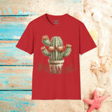 Wild West Cactus Sunglasses Western Unisex Graphic Tees! Summer Vibes! All New Heather Colors!!! Free Shipping!!!