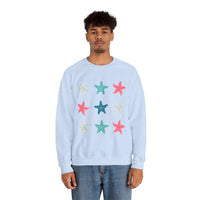 Starfish Medley Unisex Sweatshirt! Plus Sizes Available!