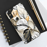 Neutral Autumn Leaves Fall Vibes Tough Phone Cases!