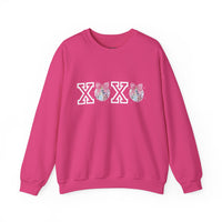 Valentines Day Sweatshirt Xoxo Disco Coquette/Back Printed