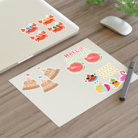 Sand Castle, Watermelon, Crab Summertime Sticker Sheets! Free Shipping!