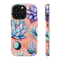 Pastel Pink and Purple Little Succulent Plants Phone Cases! New!!! Over 40 Phone Sizes To Choose From! Free Shipping!!!