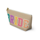 Rainbow Cream Bride Accessory Pouch, Check Out My Matching Weekender Bag! Free Shipping!!!