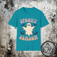 Spooky Season Lavender Colored Halloween Unisex Graphic Tees!