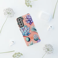 Pastel Pink and Purple Little Succulent Plants Phone Cases! New!!! Over 40 Phone Sizes To Choose From! Free Shipping!!!