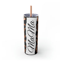 Mama Cow Printed Skinny Tumbler with Straw, 20oz! Multiple Colors! Mothers Day!