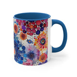 Boho Watercolor Tie Dye Swirls Accent Coffee Mug, 11oz! Free Shipping! Great For Gifting! Lead and BPA Free!