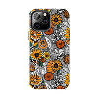 Retro Autumn Daisey's Fall Vibes Tough Phone Cases!