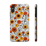Autumn Sunflowers and Roses Fall Vibes Tough Phone Cases!