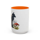 Mug - Fox Silhouette Mushroom Giftable Accent Coffee Mug (11, 15oz)