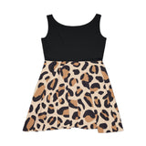 Leopard Print Women's Fit n Flare Dress! Free Shipping!!! New!!! Sun Dress! Beach Cover Up! Night Gown! So Versatile!