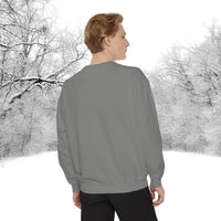 Snowflake Pocket Embroidered Comfort Colors Unisex Garment-Dyed Sweatshirt! All New Colors! Free Shipping!