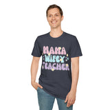 Mama Wifey Teacher Unisex Graphic Tees! All New Heather Colors!!! Free Shipping!!! Back To School!