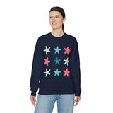 Starfish Medley Unisex Sweatshirt! Plus Sizes Available!