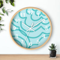 Groovy Blues Print Wall Clock! Perfect For Gifting! Free Shipping!!! 3 Colors Available!