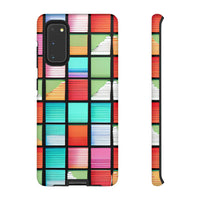 Stained Glass Red, Blue, White Phone Cases! New!!! Over 90 Phone Sizes To Choose From! Free Shipping!!!