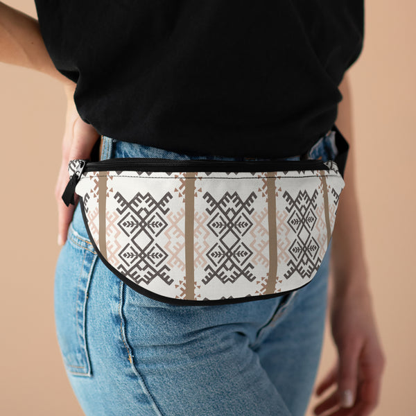 Boho Beige Fanny Pack! Free Shipping! One Size Fits Most!
