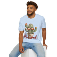 Wild West Cactus Sunglasses Western Unisex Graphic Tees! Summer Vibes! All New Heather Colors!!! Free Shipping!!!