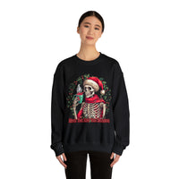 Have The day you Deserve Christmas edition Dead Inside Unisex Heavy Blend Crewneck Sweatshirt!