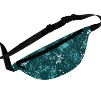 Teal Paint Wash Unisex Fanny Pack! Free Shipping! One Size Fits Most!
